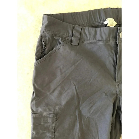 Duluth Trading Co Womens capri 14 Blue Cargo Hiking Active - Picture 13 of 15